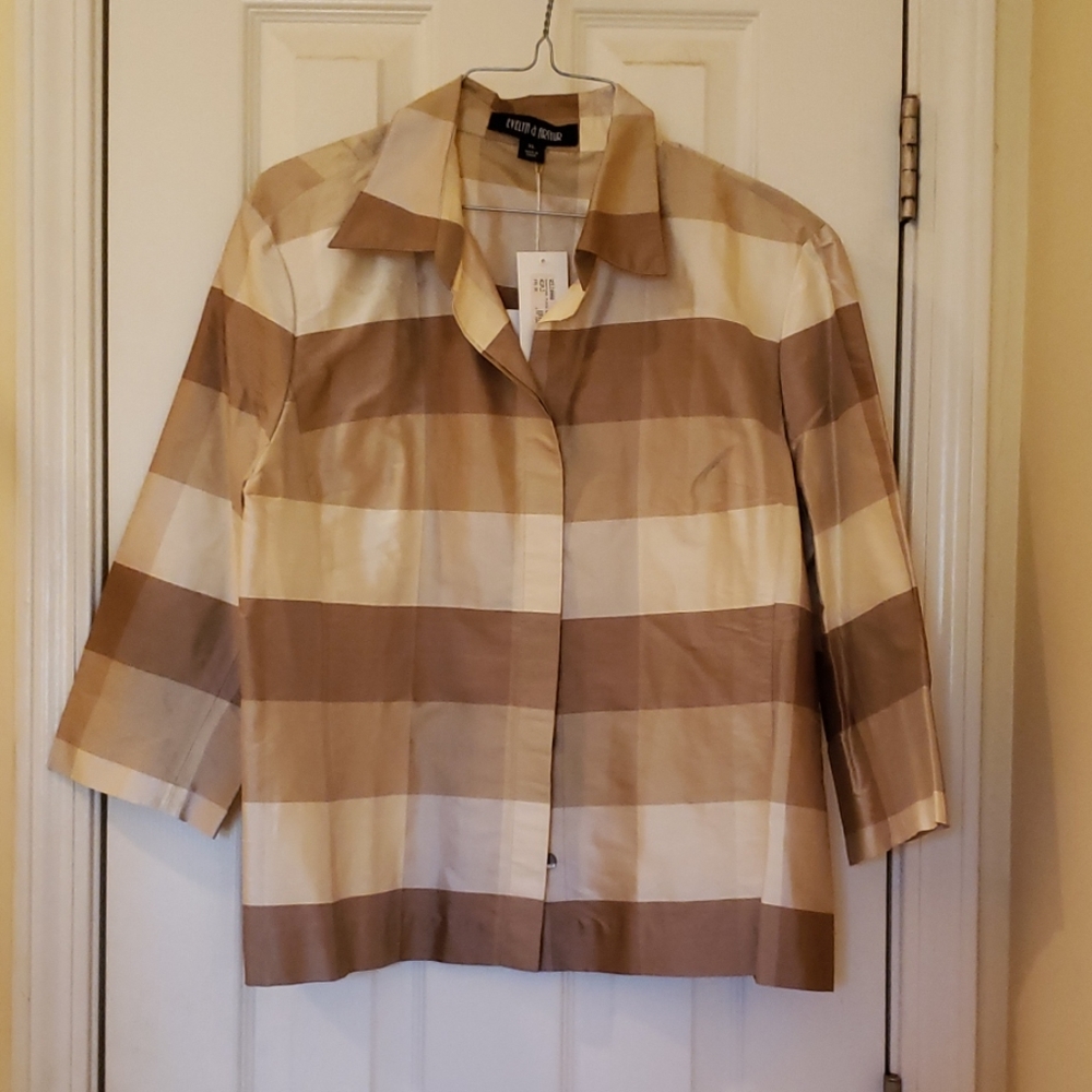 Evelyn &Author collared blouse